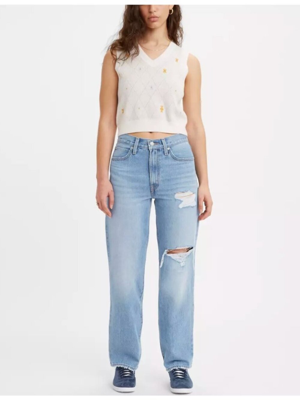 New 24x31 Levi's '94 Baggy Women's Jeans 2000 And Late - Light Wash